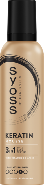 Мус SYOSS Keratin 250 мл (5201143155199/9000100854696) - Фото 1 Мус SYOSS Keratin 250 мл (5201143155199/9000100854696) - изображение 1