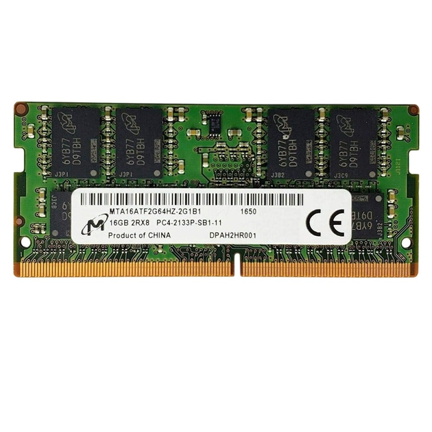 Модуль пам`ятi SO-DIMM 16GB/2133 DDR4 Micron (MTA16ATF2G64HZ-2G1B1) 37435 - зображення 1