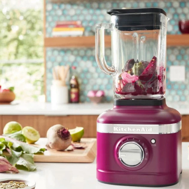 Блендер KitchenAid Artisan K400 1,4 л 5KSB4026EBE со стеклянным стаканом, свекольный цвет - изображение 7