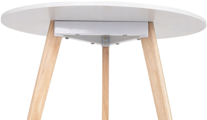 Stolik kawowy ModernHome by Multistore 80 cm biały (KJRDT-02) - obraz 3