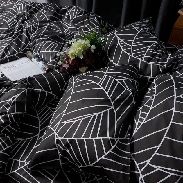 Комплект постельного белья Moon&Star King Size 220x240 наволочки 2х40х60 Satin Elit Minimal Chic (MS-820008435) - изображение 8