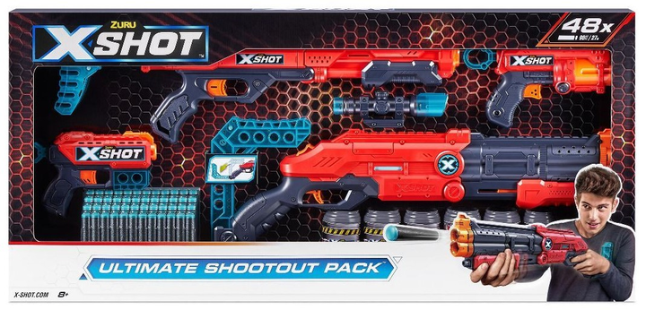 Blaster Zuru X-Shot Excelzestaw wyrzutnia ultimshoot (193052040206) - obraz 1