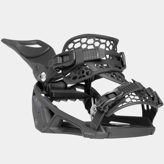 Крепления для сноуборда Nidecker Supermatic Black крепы фристайл и фрирайд универсальные сноубордические 2025 XL - изображение 5