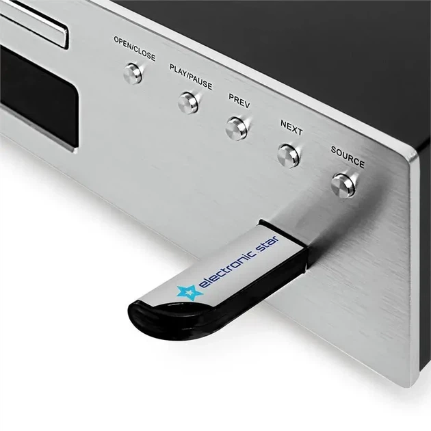 Проигрыватель AV2-CD509 MP3 CD-плеер USB MP3 цвет серебристый (10008983) - изображение 2