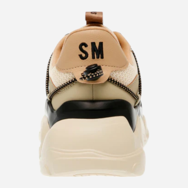 Sneakersy damskie Steve Madden Spectator SM11002961-338 41 26.2 cm Beżowy/Czarny - obraz 5