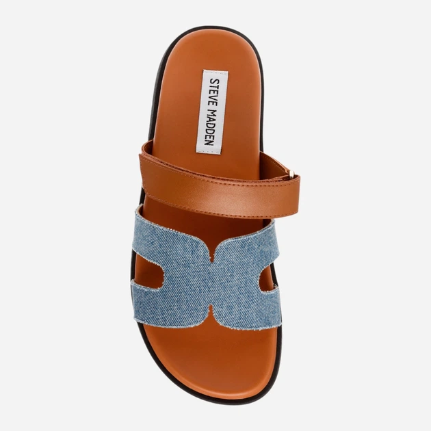 Жіночі шльопанці Steve Madden Missile SM11003028-467 41 26.2 см Денім (8720857365672) - зображення 5