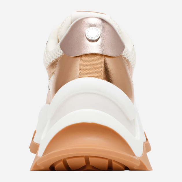 Жіночі снікери Steve Madden Zoomz SM11002327-SG3 40 25.4 см Білий/Золотистий (8720857668681) - зображення 5