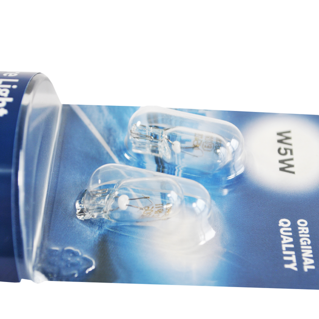 Лампа розжарювання Bosch Pure Light W5W 12V 5W W2,1x9,5d (блістер 2 шт.) 1987301026 - зображення 2