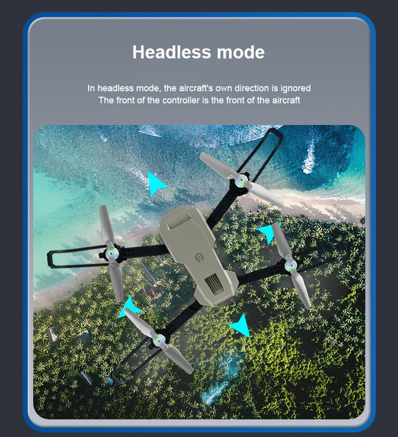 Квадрокоптер U2pros mini Drone міні дрон з 4K HD камерою ESC, FPV, до 150 м, до 15 хв. 1 акумулятор - зображення 7