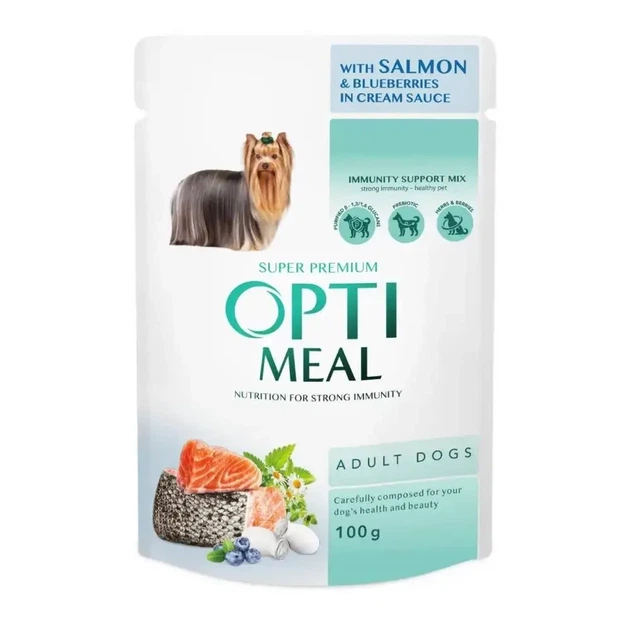 Вологий корм для собак Optimeal Complete Canned Pet Food Adult 3+1 pouch 400 г асорті (B2921201) - Фото 3 Вологий корм для собак Optimeal Complete Canned Pet Food Adult 3+1 pouch 400 г асорті (B2921201) - изображение 3