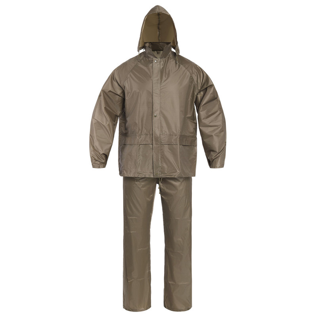 Костюм тактичний Mil-Tec непромокний Rainproof Set jacket pants XL Olive (10625001-905-XL) - зображення 1