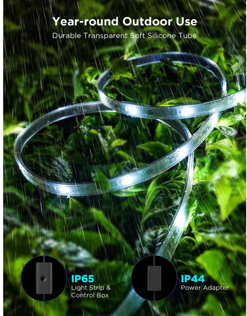 Inteligentna taśma LED Govee RGBICWW Outdoor Strip Light Pro 10 m (6974316999430) - obraz 5