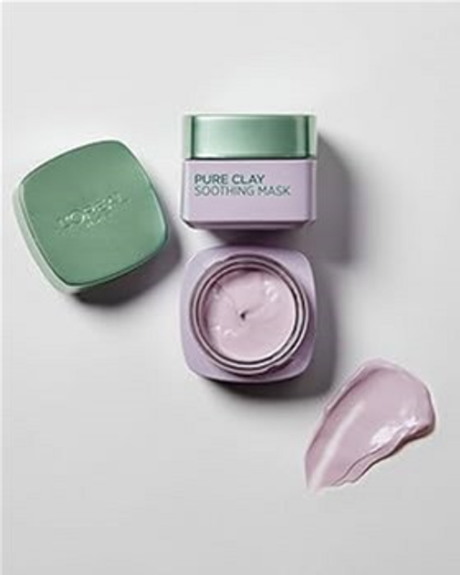 Maseczka do twarzy L'Oreal Paris Pure Clay kojąca 50 ml (3600523692200) - obraz 3