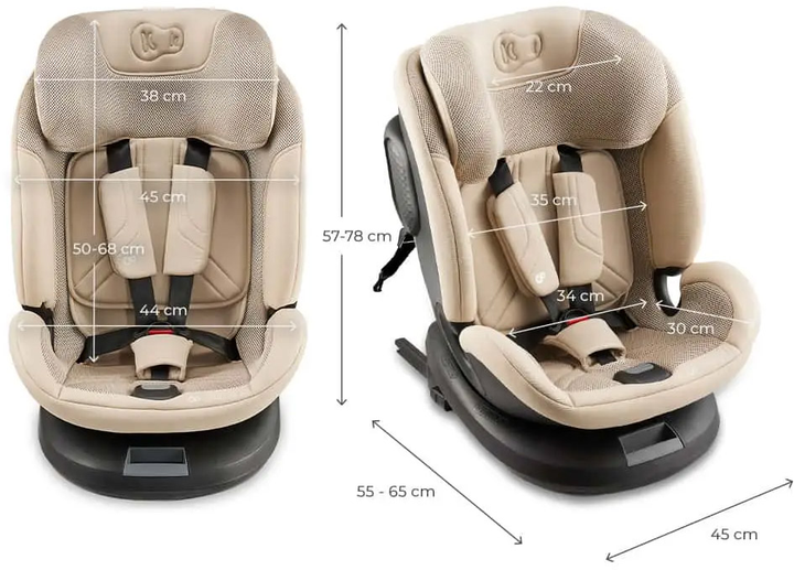 Автокресло Kinderkraft Xpedition 3 i-Size Beige (KCXPED03BEG0000) (00-00305299) - изображение 18