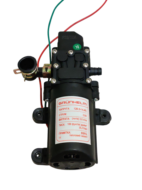 Насос аккумуляторного опрыскивателя Grunhelm GHS-16PRO - изображение 2