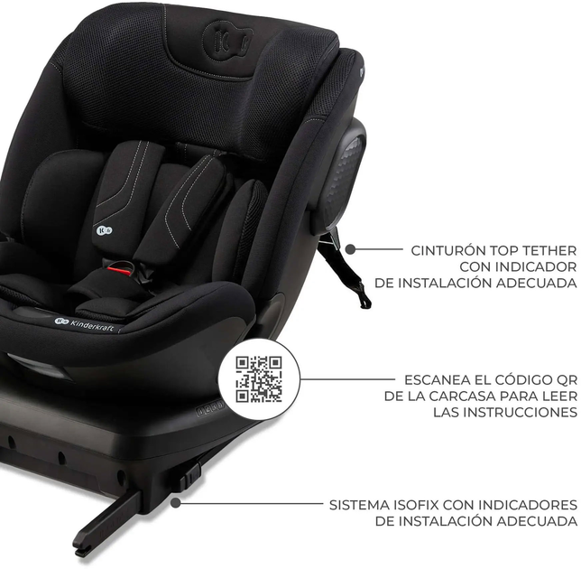 Автокресло Kinderkraft Xpedition 3 i-Size Black (KCXPED03BLK0000) (00-00305300) - изображение 11