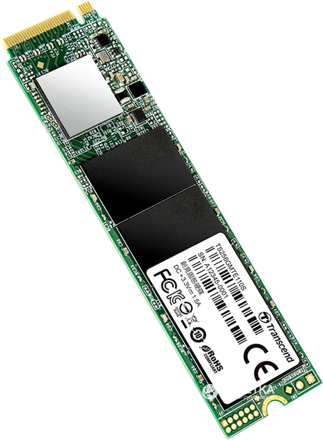 Dysk SSD Transcend MTE110S 256GB M.2 2280 PCIe 3.0 x4 3D NAND TLC (TS256GMTE110S) - obraz 2