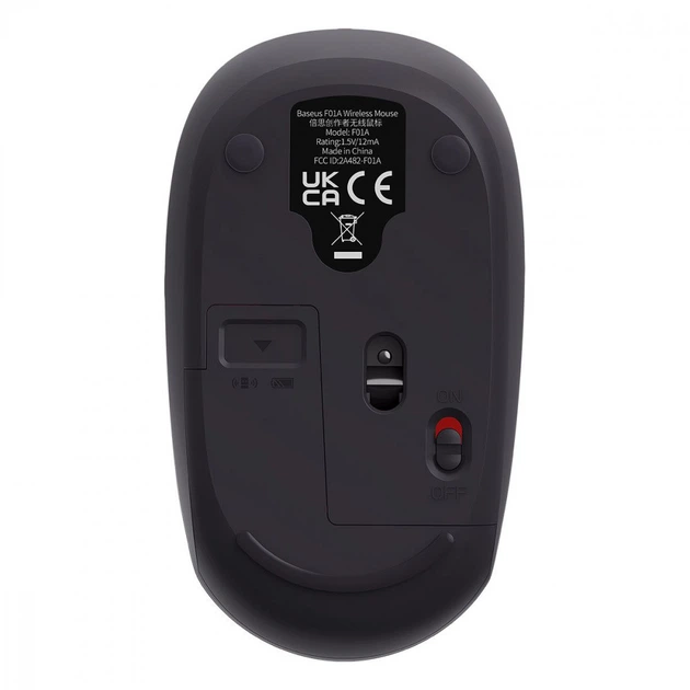 Беспроводная Компьютерная Мышь Baseus F01A gray - Фото 9 Беспроводная Компьютерная Мышь Baseus F01A gray - изображение 9