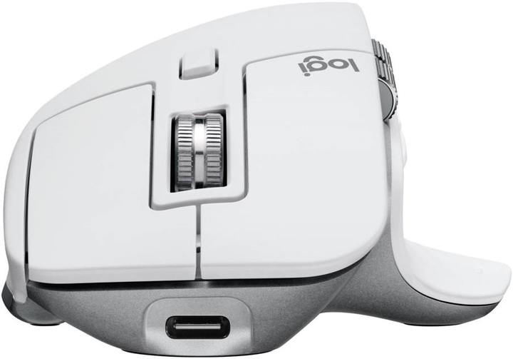 Мышь Logitech MX Master 3S Performance Wireless Mouse Bluetooth Pale Grey (910-006560) - изображение 5