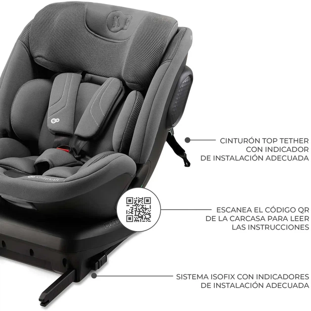 Автокресло Kinderkraft Xpedition 3 i-Size Grey (KCXPED03GRY0000) (00-00305302) - изображение 12