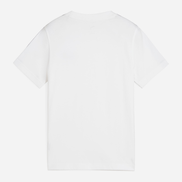 Дитяча футболка для хлопчика Puma Ess Tape 68578002 134-140 см White (4067983350634) - зображення 6