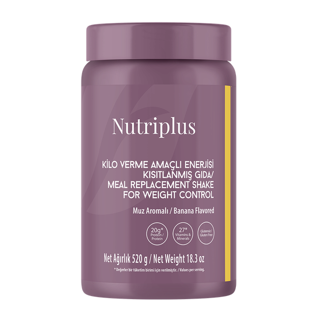 Коктейль для контролю ваги Farmasi зі смаком банану Nutriplus 520 г - зображення 10