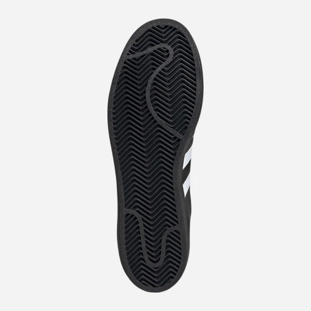 Sneakersy męskie skórzane do kostki adidas Originals Superstar EG4959 45.5 (UK 10.5) Czarne (4062051419145) - obraz 4