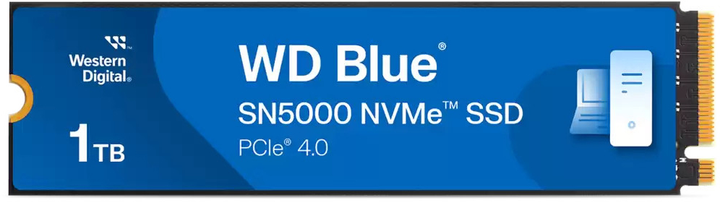 SSD диск Western Digital SN5000 1TB M.2 2280 NVMe PCIe 4.0 x4 3D TLC NAND (WDS100T4B0E-00CNZ0) - зображення 1