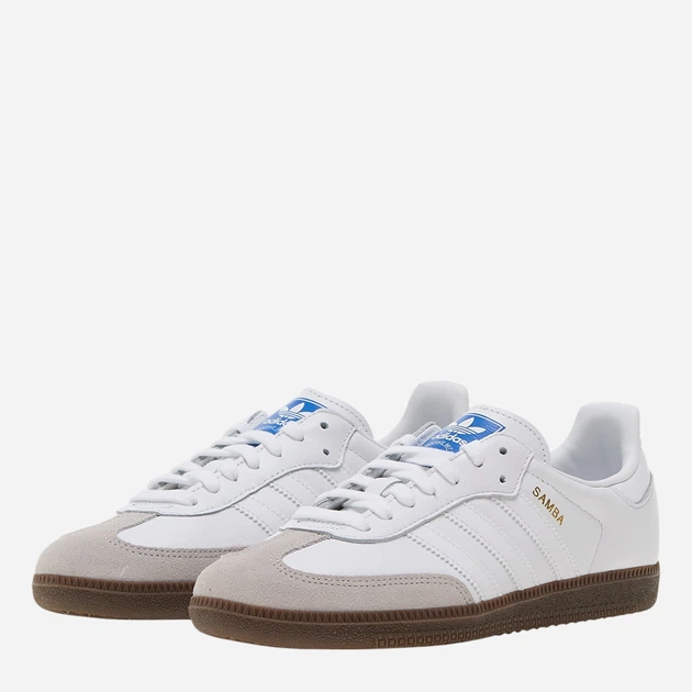 Чоловічі кеди низькі adidas Originals Samba OG IE3439 42 Білі (4067886949249) - зображення 2