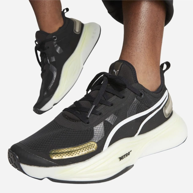 Чоловічі кросівки для залу Puma PWR Nitro Squared 378687-01 44.5 (10UK) Чорні (4099684073826) - зображення 2