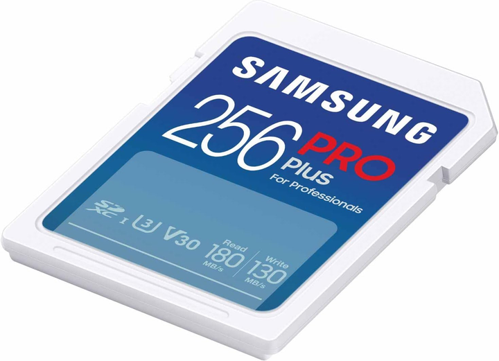 Карта пам'яті Samsung Pro Plus SDXC 256GB V30 Class 10 UHS-I White (MB-SD256S/EU) - зображення 2