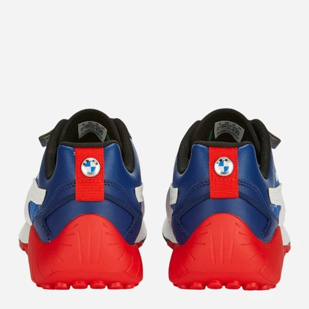 Sneakersy męskie Puma BMW Mms Speedfusion 307239-04 40.5 Niebieski/Biały/Czarny/Czerwony (4065453580598) - obraz 4