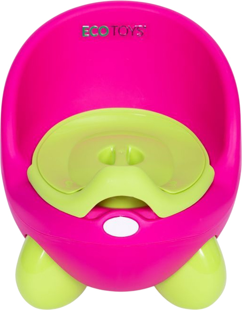 Nocnik dziecięcy EcoToys na nóżkach Różowo-zielony (5905817004492) - obraz 4