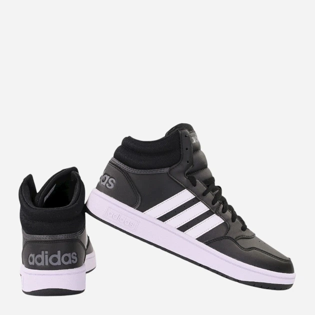 Trzewiki męskie adidas Hoops 3.0 Mid GW3020 48 Czarne (4065418432184) - obraz 3