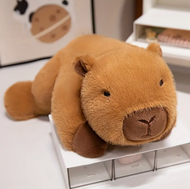 М'яка іграшка Капібара Capybara 20 см плюшева (22862) - Фото 2 М'яка іграшка Капібара Capybara 20 см плюшева (22862) - зображення 2