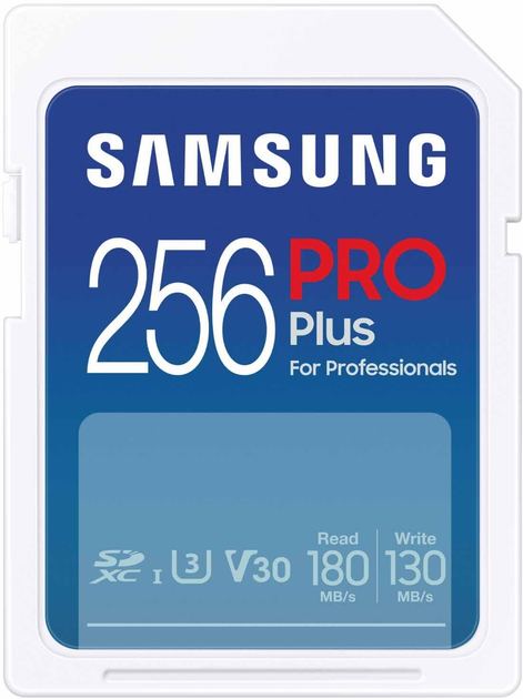 Karta pamięci Samsung Pro Plus SDXC 256GB UHS-I U3 + czytnik (MB-SD256SB/WW) - obraz 2