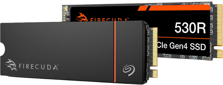 Dysk SSD Seagate FireCuda 530R Heatsink 1TB M.2 PCIe 4.0 x4 NVMe 1.4 3D TLC (ZP1000GM3A073) - obraz 4