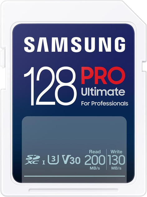 Карта пам'яті Samsung Pro Ultimate SDXC 128GB UHS-I U3 V30 + зчитувач (MB-SY128SB/WW) - зображення 2