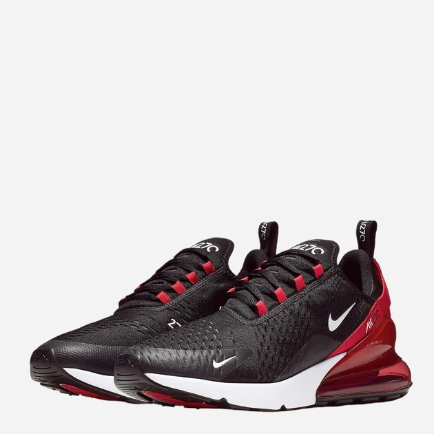 Sneakersy męskie Nike Air Max 270 AH8050-022 44.5 (10.5US) Czarny/Czerwony (192499370143) - obraz 2