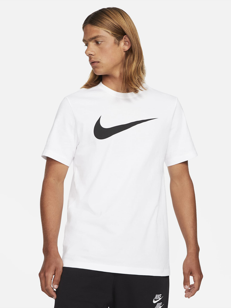 Футболка бавовняна довга чоловіча Nike ike Sportswear Icon Swoosh DC5094-100 M Біла з принтом від Rozetka на платформі USKIDKA Акція на Футболка бавовняна довга чоловіча Nike ike Sportswear Icon Swoosh DC5094-100 M Біла з принтом від Rozetka