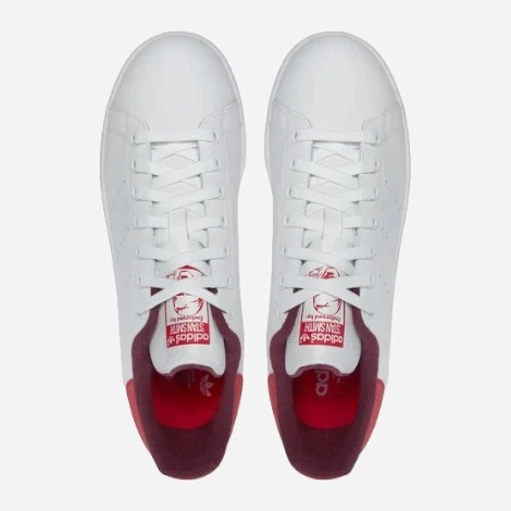 Чоловічі кеди низькі adidas Originals Stan Smith IG1321 45.5 (10.5UK) Білий/Червоний (4066765369758) - зображення 5