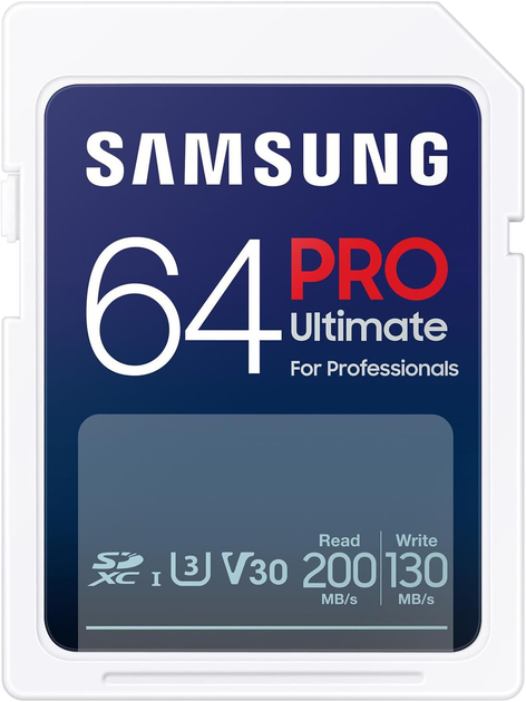 Karta pamięci Samsung Pro Ultimate SDXC 64GB UHS-I U3 V30 + czytnik (MB-SY64SB/WW) - obraz 2