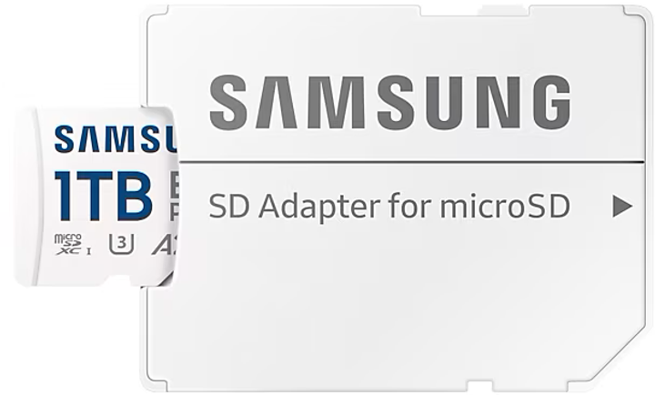 Карта памяти Samsung Evo Plus microSDXC 1TB UHS-I U3 V30 A2 + SD адаптер (MB-MC1T0SA/EU) - изображение 5
