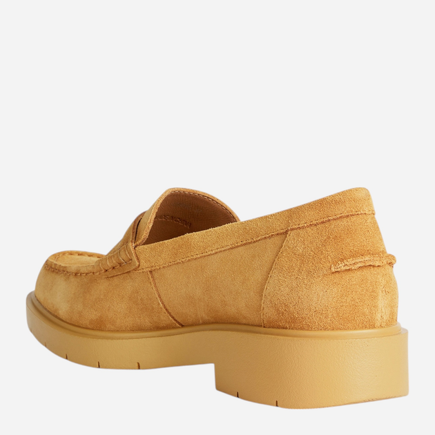 Loafersy damskie zamszowe Geox D25QRA00022-C2002 39 25.4 cm Musztardowe (8056206024793) - obraz 3