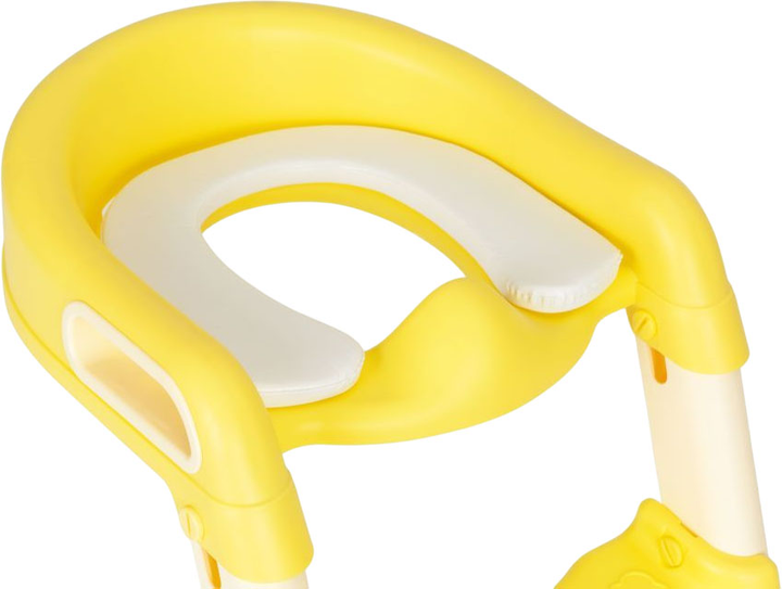 Nakładka na toaletę ze schodkami EcoToys biało-żółta (5903769978991) - obraz 6