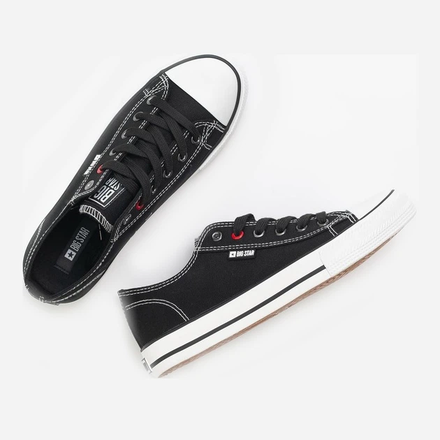 Чоловічі кеди низькі Big Star JJ174601-906 42 Чорні (5900714487188) - зображення 4