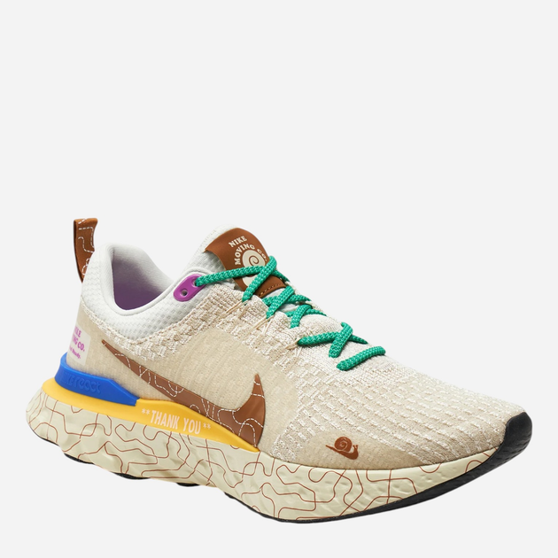 Buty sportowe męskie Nike React Infinity Run Fk 3 Prm DZ3025-001 45 (11US) 29 cm Beżowe (196153298866) - obraz 2