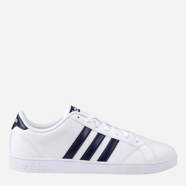 Sneakersy męskie skórzane do kostki adidas Baseline AW4618 46 (UK 11) Białe (4056565993376) - obraz 1