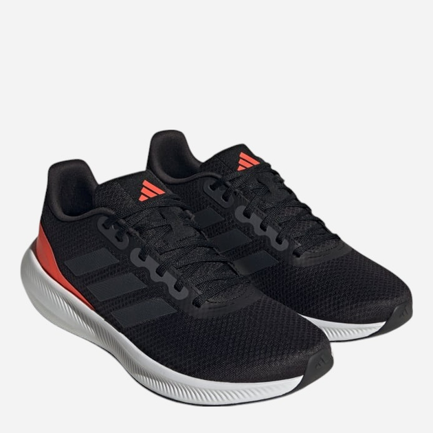 Чоловічі кросівки для бігу adidas Runfalcon 3.0 HP7550 40.5 Чорні (4066748233830) - зображення 2