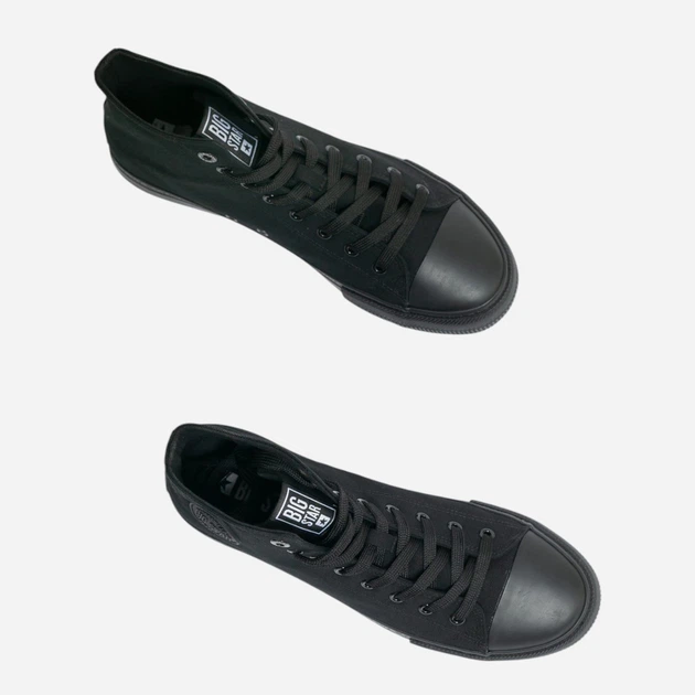 Trampki męskie materialowe za kostkę Big Star Ff174550 906 46 Czarne (5900714816162) - obraz 7